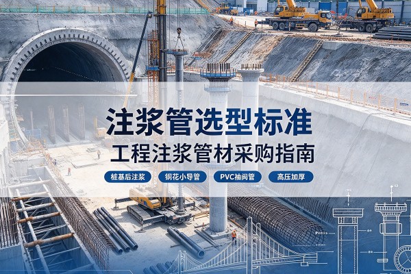 龙泉注浆管选型标准