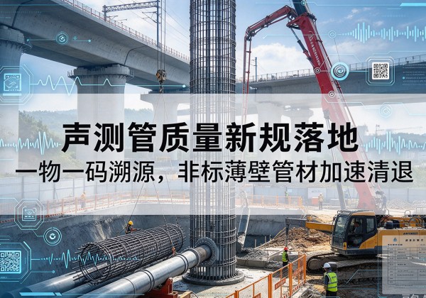 龙泉声测管质量新规落地，一物一码溯源，非标薄壁管材加速清退