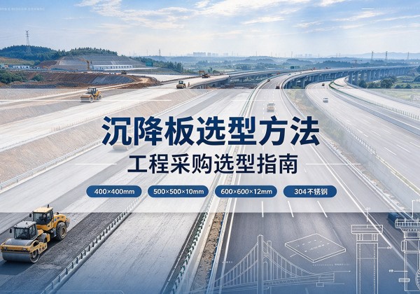 龙泉沉降板选择方法